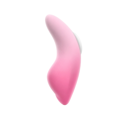 Vibromasseur portable Blisswave DIK debout, silicone rose degrade et fixation magnetique blanche - Oh My God'Z