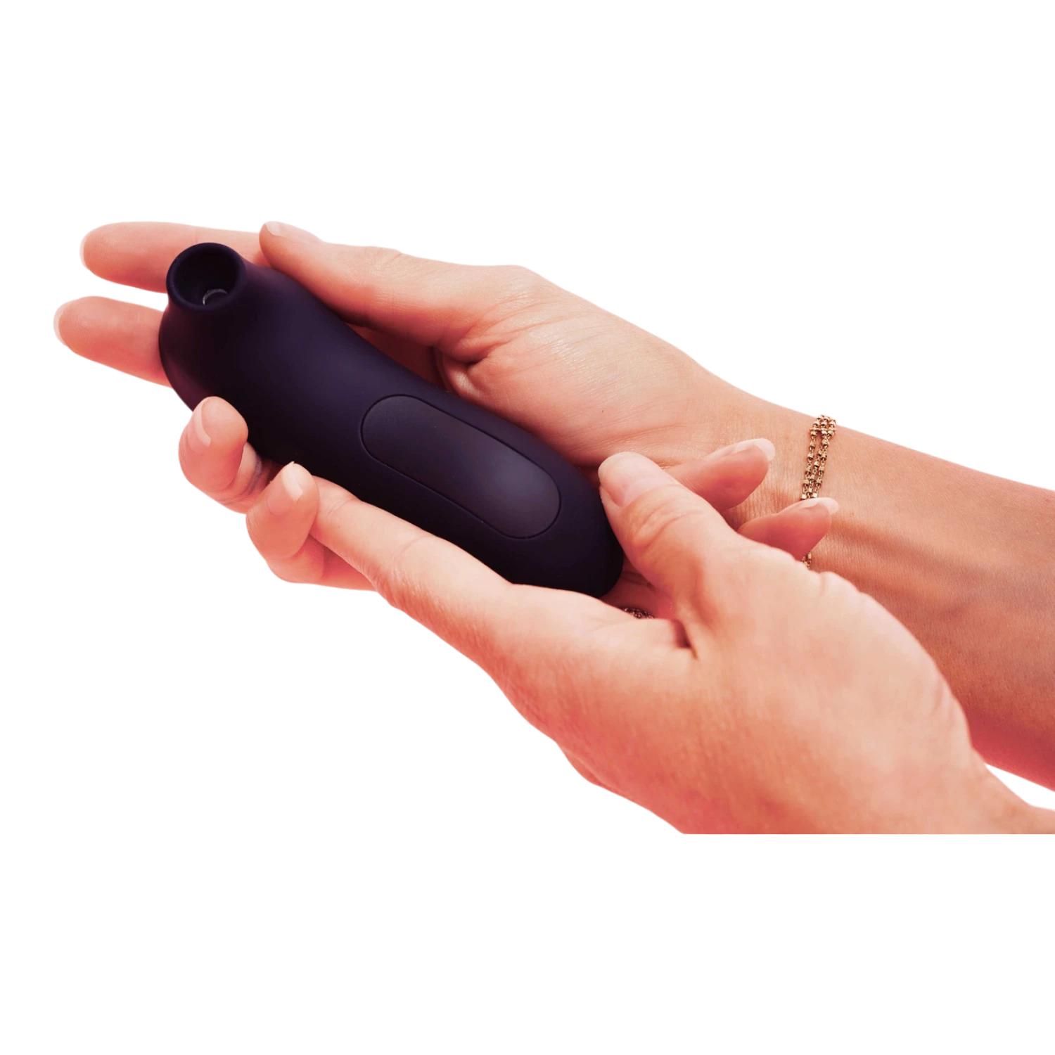 Le Maxi stimulateur clitoridien noir tenu en main, design compact et discret en silicone doux - Oh My God'Z