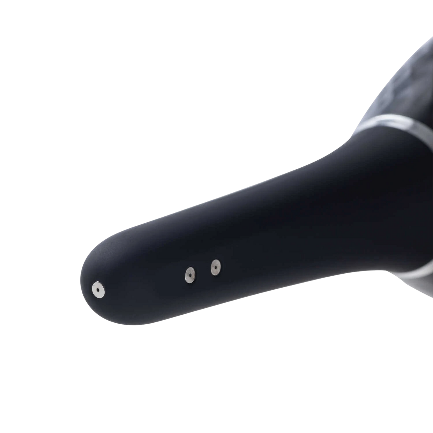 Embout silicone noir de la douche anale Auto Bulb avec trois orifices de pulverisation lateraux - Oh My God'Z