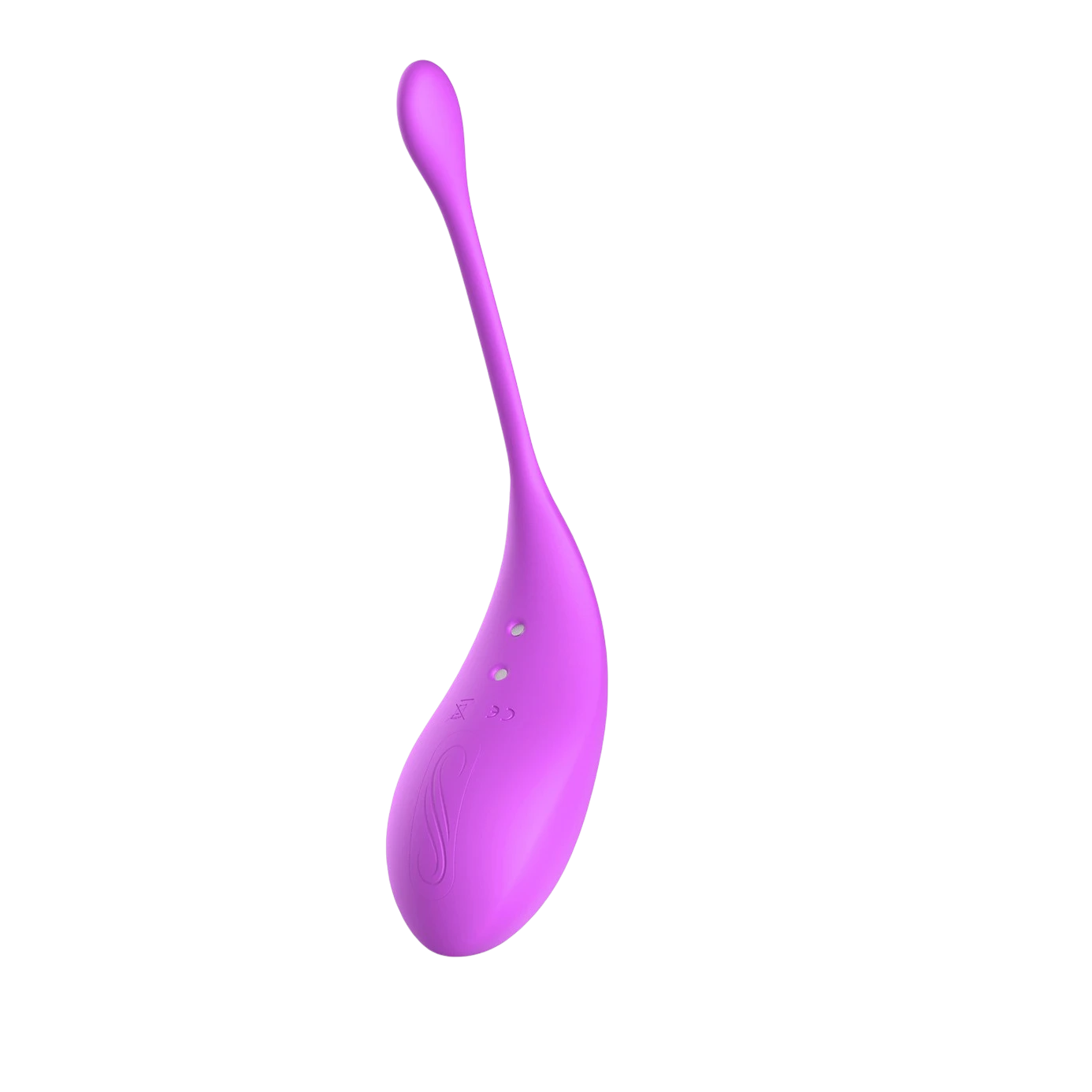 Oeuf vibrant telecommande violet en silicone avec boutons de controle discrets - Oh My God'Z