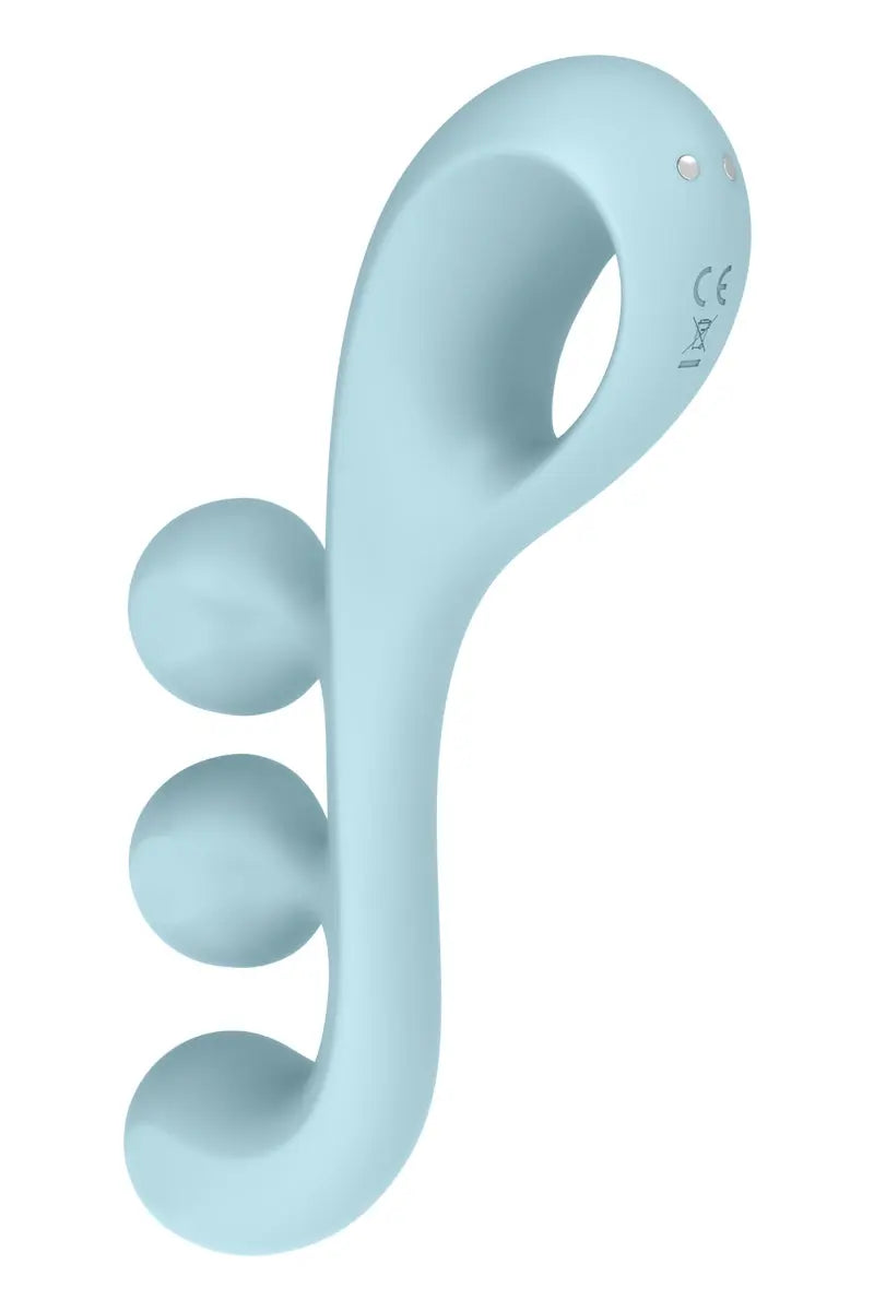 Multi-vibromasseur Tri Ball 2 bleu - Satisfyer - Oh My God'Z - sextoys