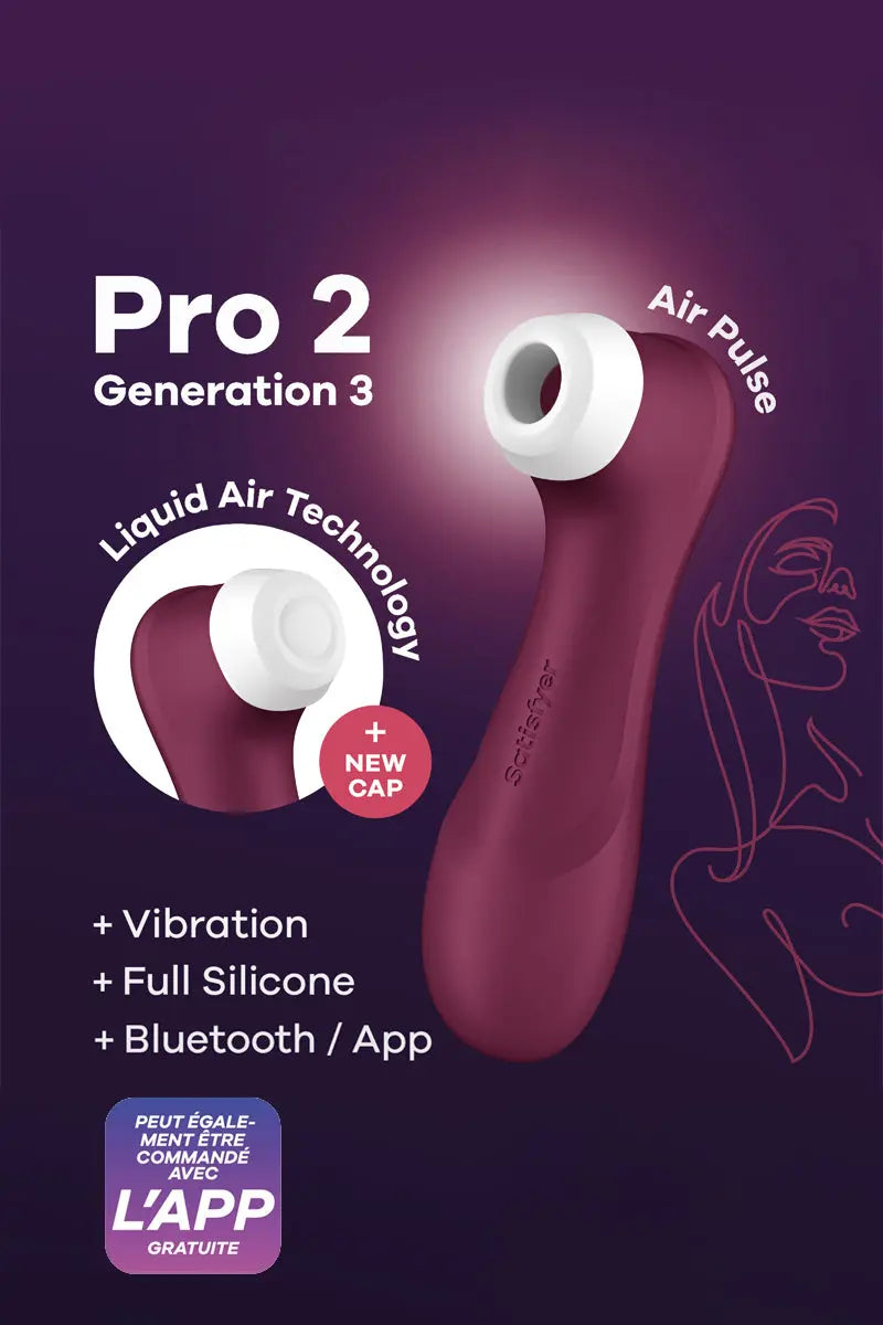 Oh My God'Z - Stimulateur Pro 2 Generation 3 connecté - Stimulateur clitoridien
