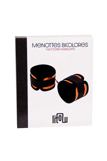 Menottes bicolores pour poignets ou chevilles - Litolu - Oh My God'Z - sextoys - bdsm - jeux érotiques