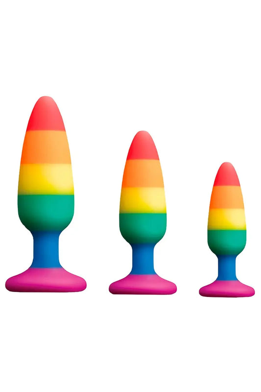 Plug arc en ciel Hiperloo - Wooomy - Oh My God'Z - sextoys - pluc - anal - coloré 