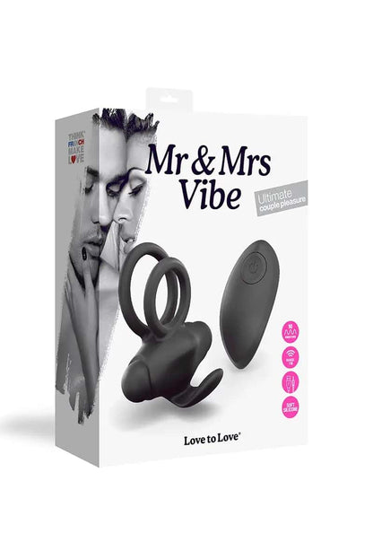 Cockring vibrant télécommandé Mr and Mrs Vibe - Oh My God'Z - sextoys