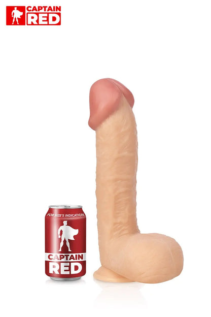 Oh My God'Z - Gode XXL The Super 29 x 6,5 cm - Captain Red - godemiché - bdsm