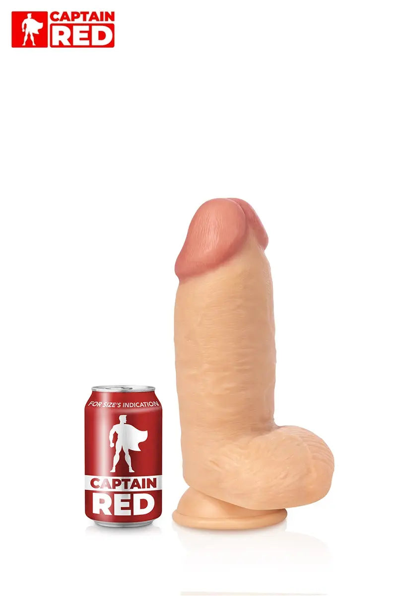 Oh My God'Z - Gode XXL Colossus 26 x 7,5 cm - Captain Red - godemiché - bdsm