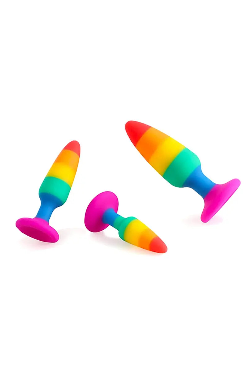 Plug arc en ciel Hiperloo - Wooomy - Oh My God'Z - sextoys - pluc - anal - coloré