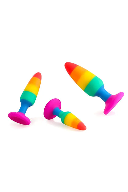 Plug arc en ciel Hiperloo - Wooomy - Oh My God'Z - sextoys - pluc - anal - coloré