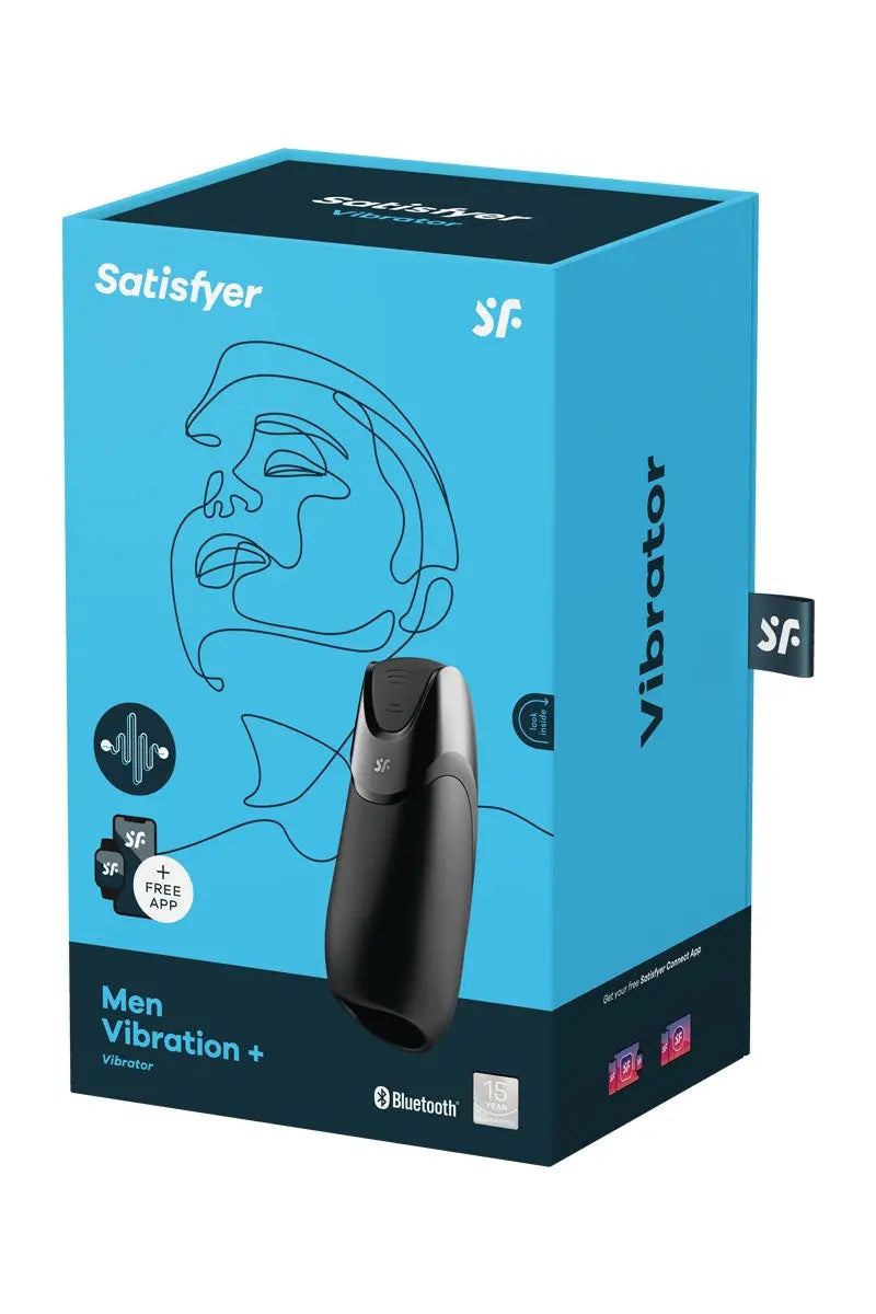 Oh My God'Z - Masturbateur Men vibration+ Connecté - Satisfyer