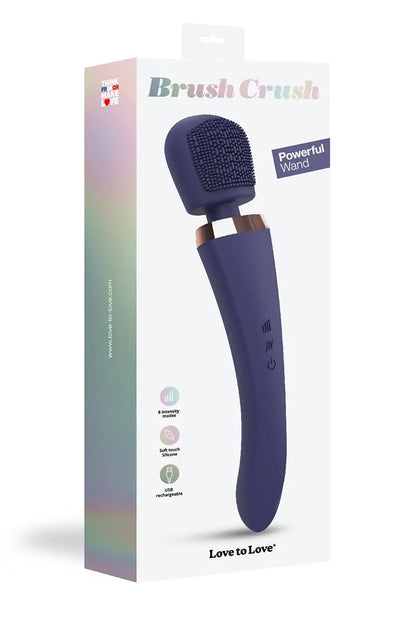 Vibro wand Brush Crush - Love To Love - Oh My God'Z - sextoys - wand - vibromasseur - clitoridien