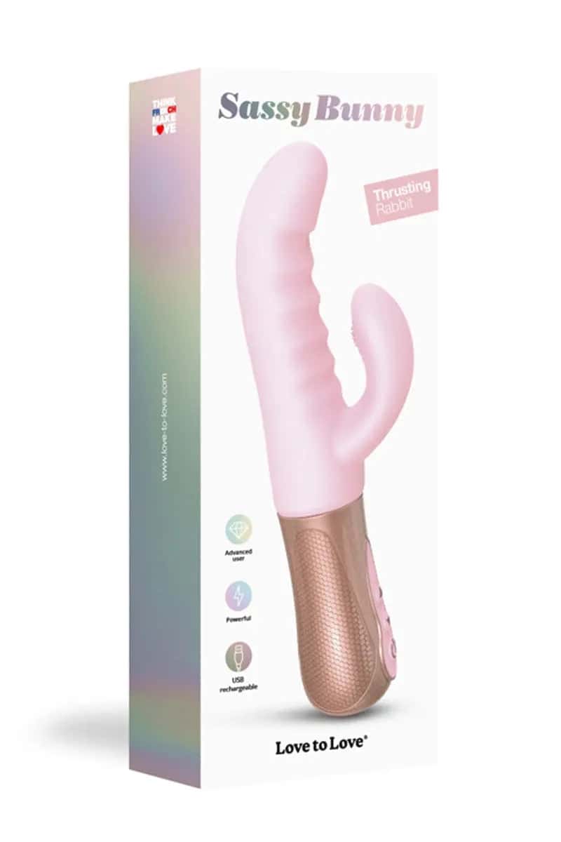 Vibro Rabbit Sassy Bunny rose - Love to Love - Oh My God'Z - sextoys - vibromasseur - rabbit - clitoris