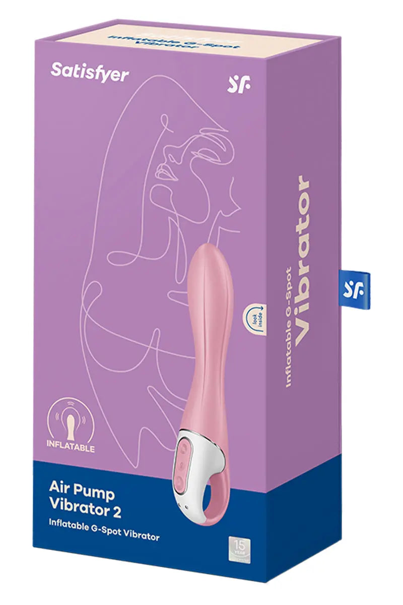 Vibro gonflable Satisfyer Air Pump Vibrator 2 - Oh My God'Z - sextoys - vibromasseur - gonflable
