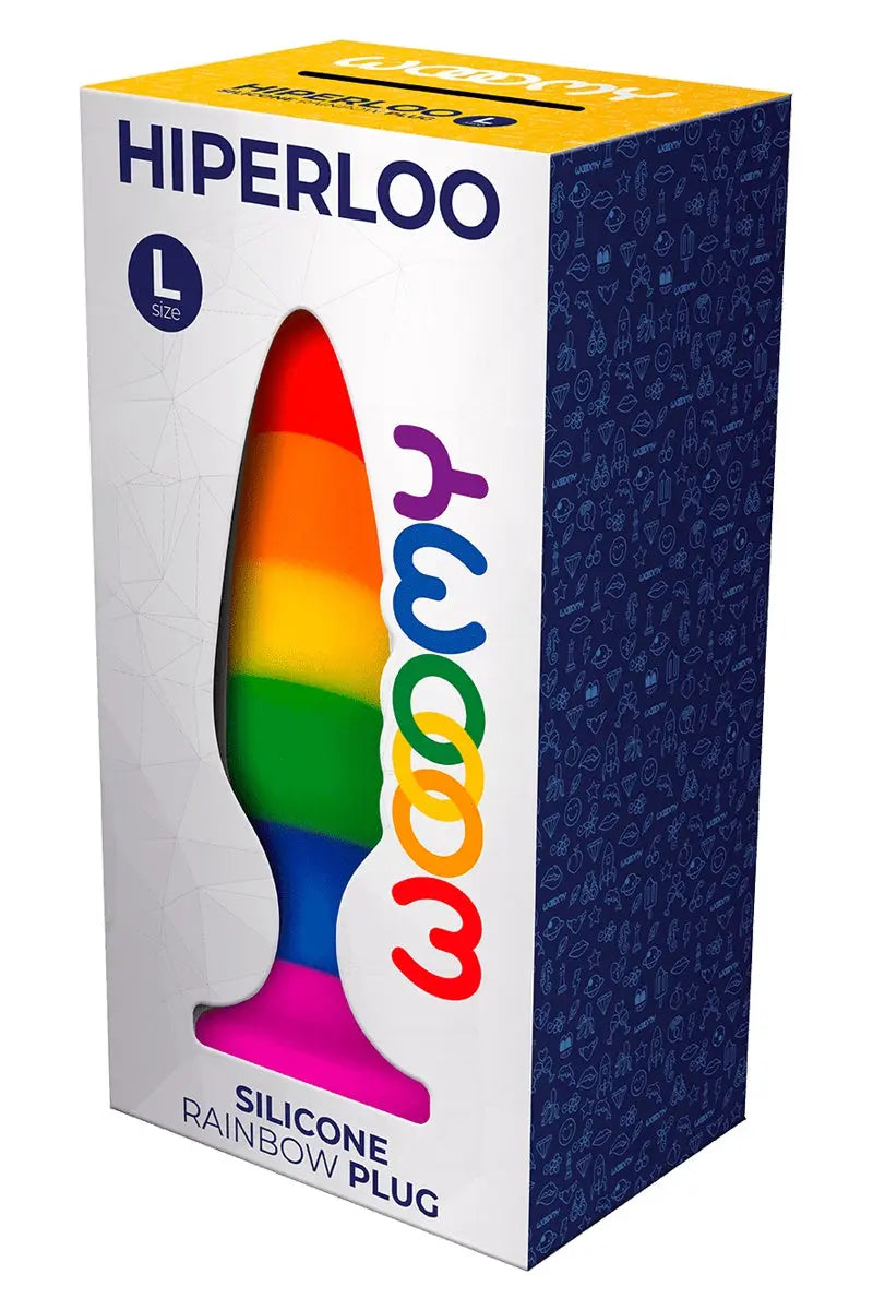 Plug arc en ciel Hiperloo - Wooomy - Oh My God'Z - sextoys - pluc - anal - coloré