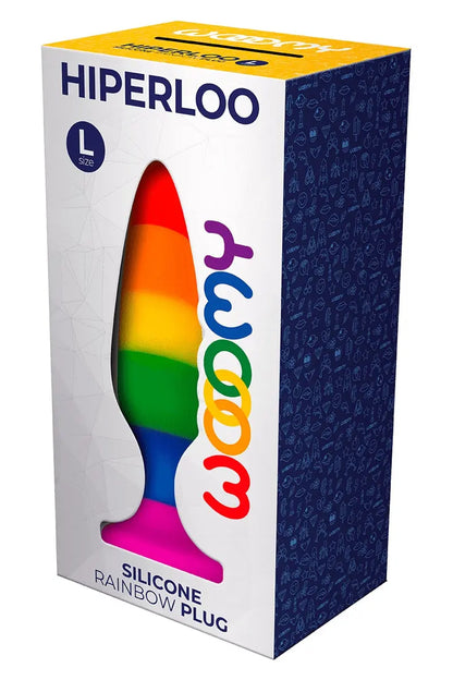 Plug arc en ciel Hiperloo - Wooomy - Oh My God'Z - sextoys - pluc - anal - coloré