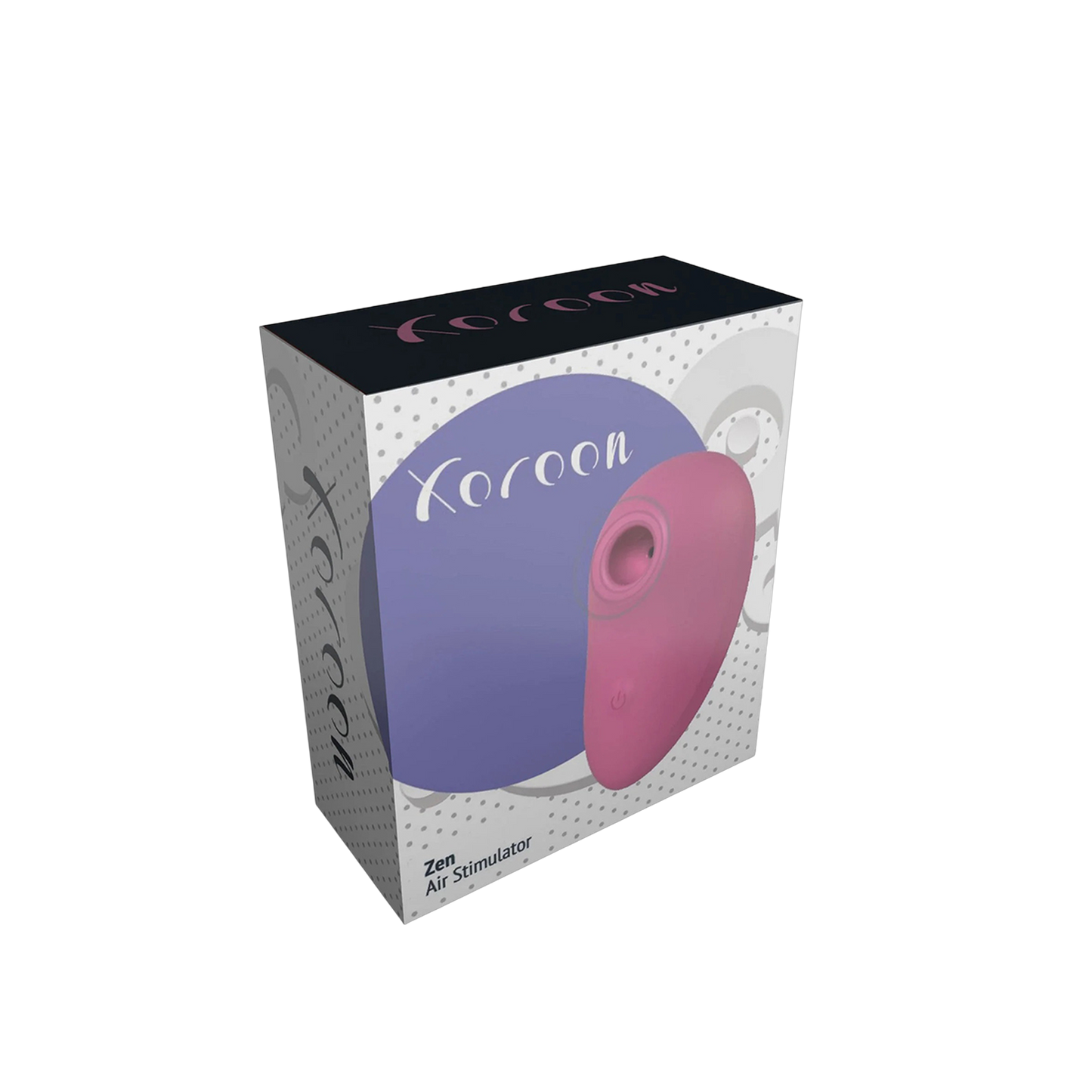 Packaging Xocoon Zen Air avec produit rose et boîte illustrée - Oh My God'Z