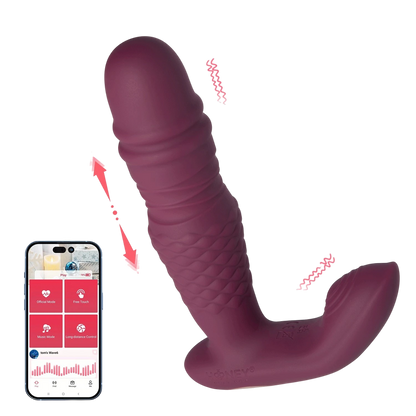 Fonctions vibrateur Ryder avec smartphone: va-et-vient, vibrations, contrôle par application HoneyPlayBox - Oh My God'Z