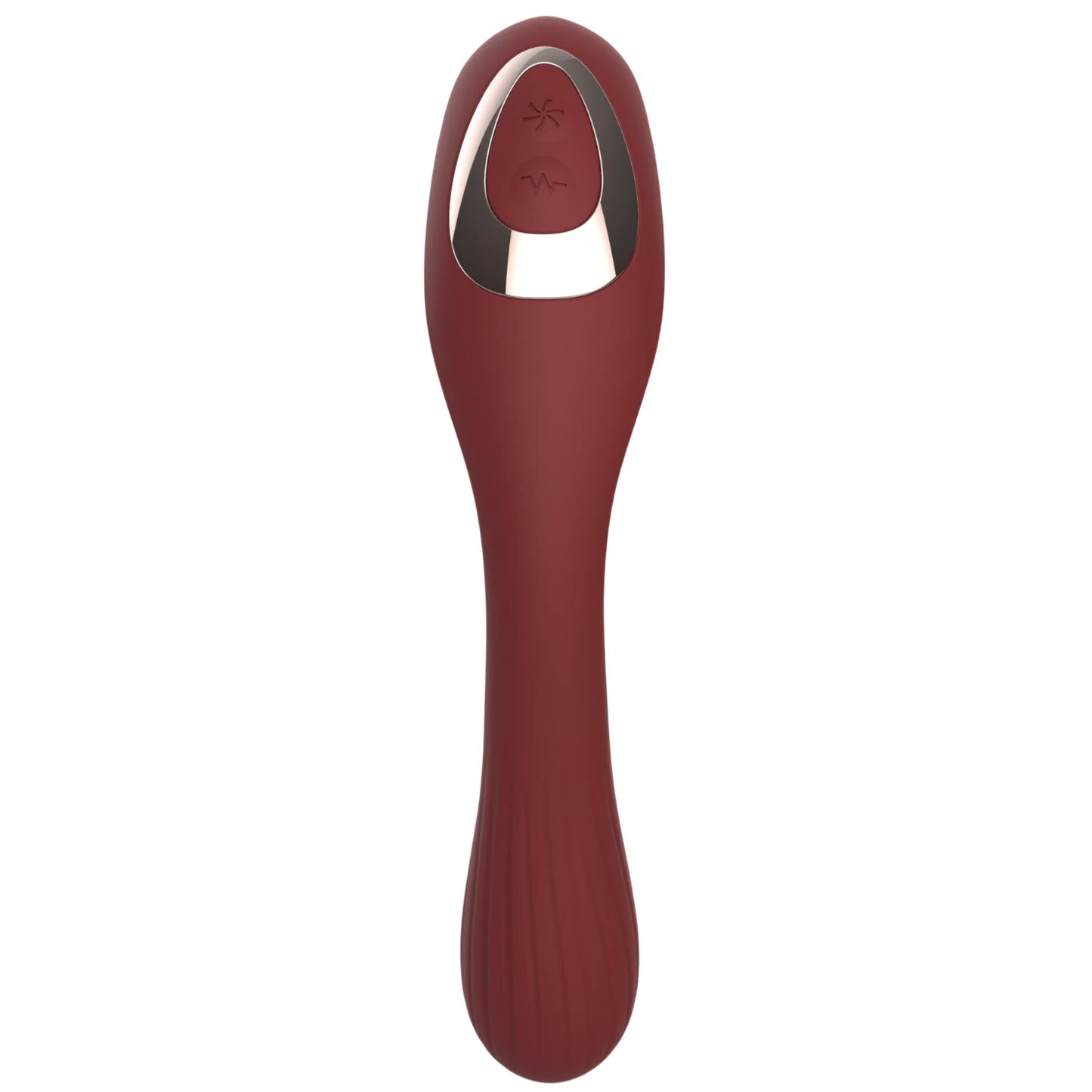 Commandes tactiles du sextoy DINA bordeaux, boutons de contrôle des 10 modes de vibration intégrés - Oh My God'Z