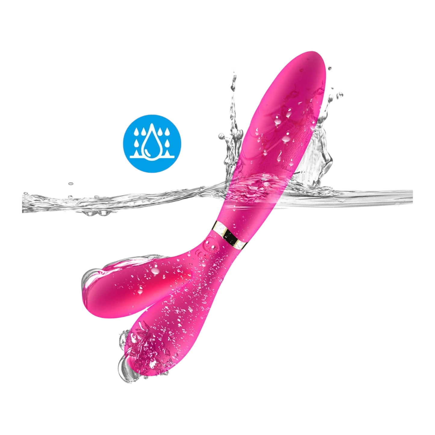 Certifications du vibromasseur wand rose: FDA, ergonomique, 9 modes, waterproof, magnétique, silencieux - Oh My God'Z