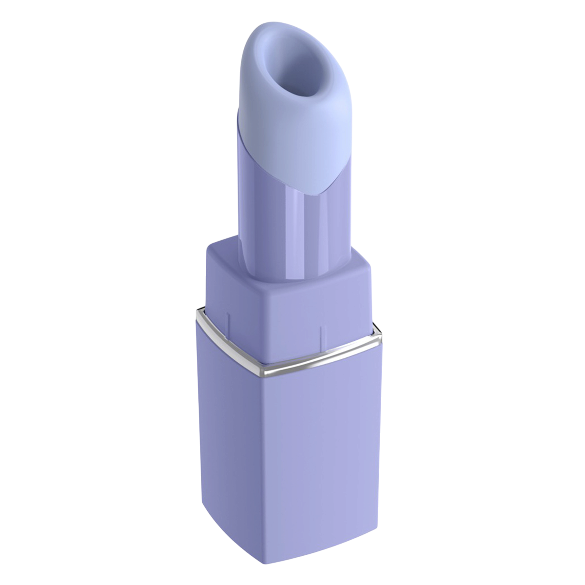 Stimulateur clitoridien Womanizer Beauty violet ouvert, tete en silicone bleu clair et corps ABS - Oh My God'Z