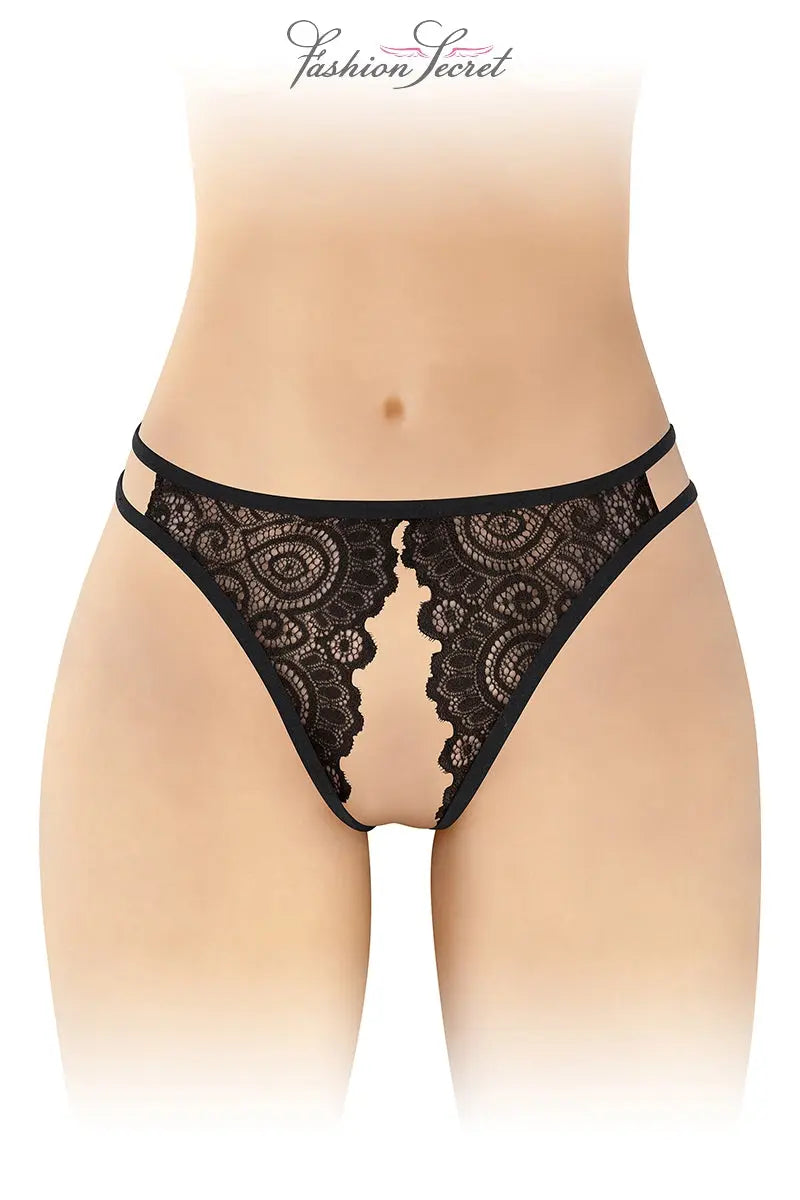 Culotte noire ouverte - Annette - Oh My God'Z