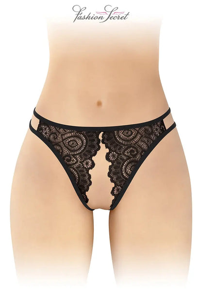 Culotte noire ouverte - Annette - Oh My God'Z