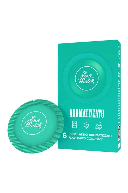 6 préservatifs aromatisés Love Match - Oh My God'Z - sextoys