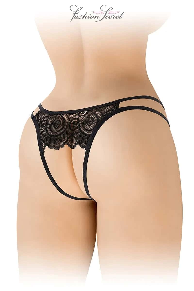 Culotte noire ouverte - Annette - Oh My God'Z