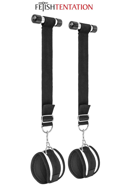 Oh My God'Z - Menottes de suspension de porte - bdsm - menottes - sangles - jeu érotique