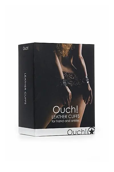 Menottes en cuir - Oh My God'Z - bdsm -jeux érotiques