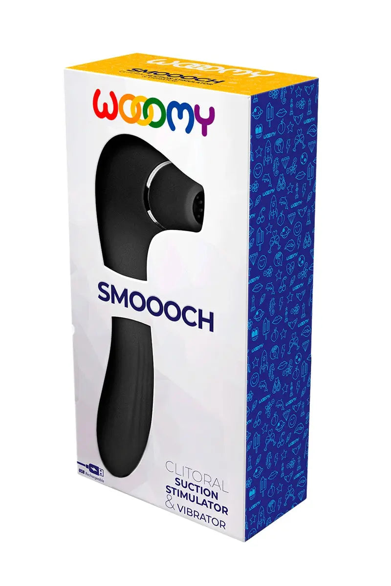 Oh My God'Z - sextoys - Stimulateur clitoridien Smooch noir - Wooomy